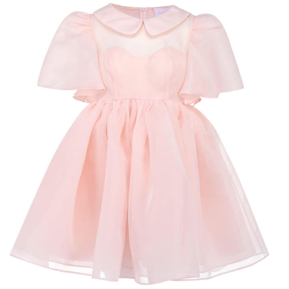 Selkie La La Land peachskin puff dress